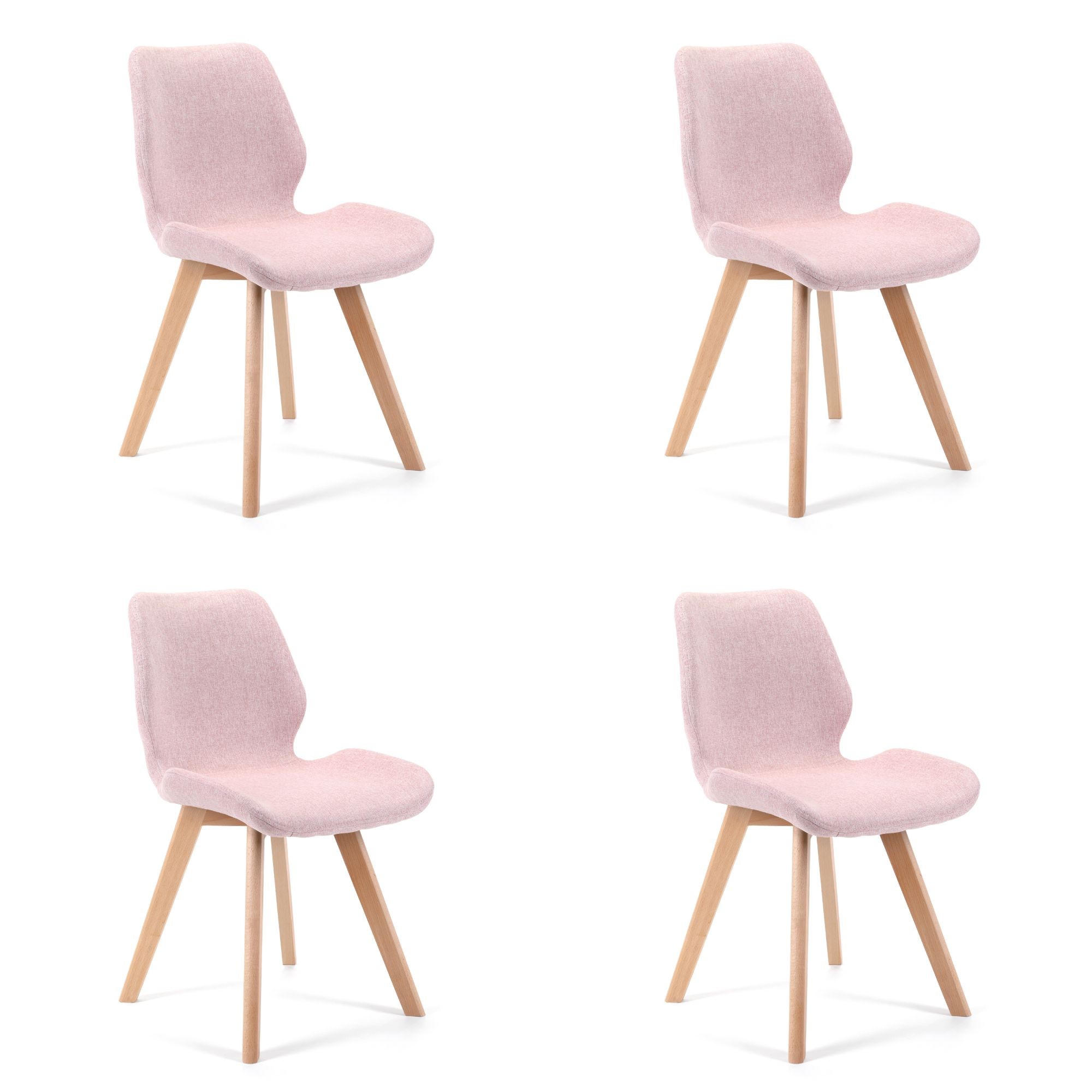 Křeslo SJ.0159 růžová 4ks