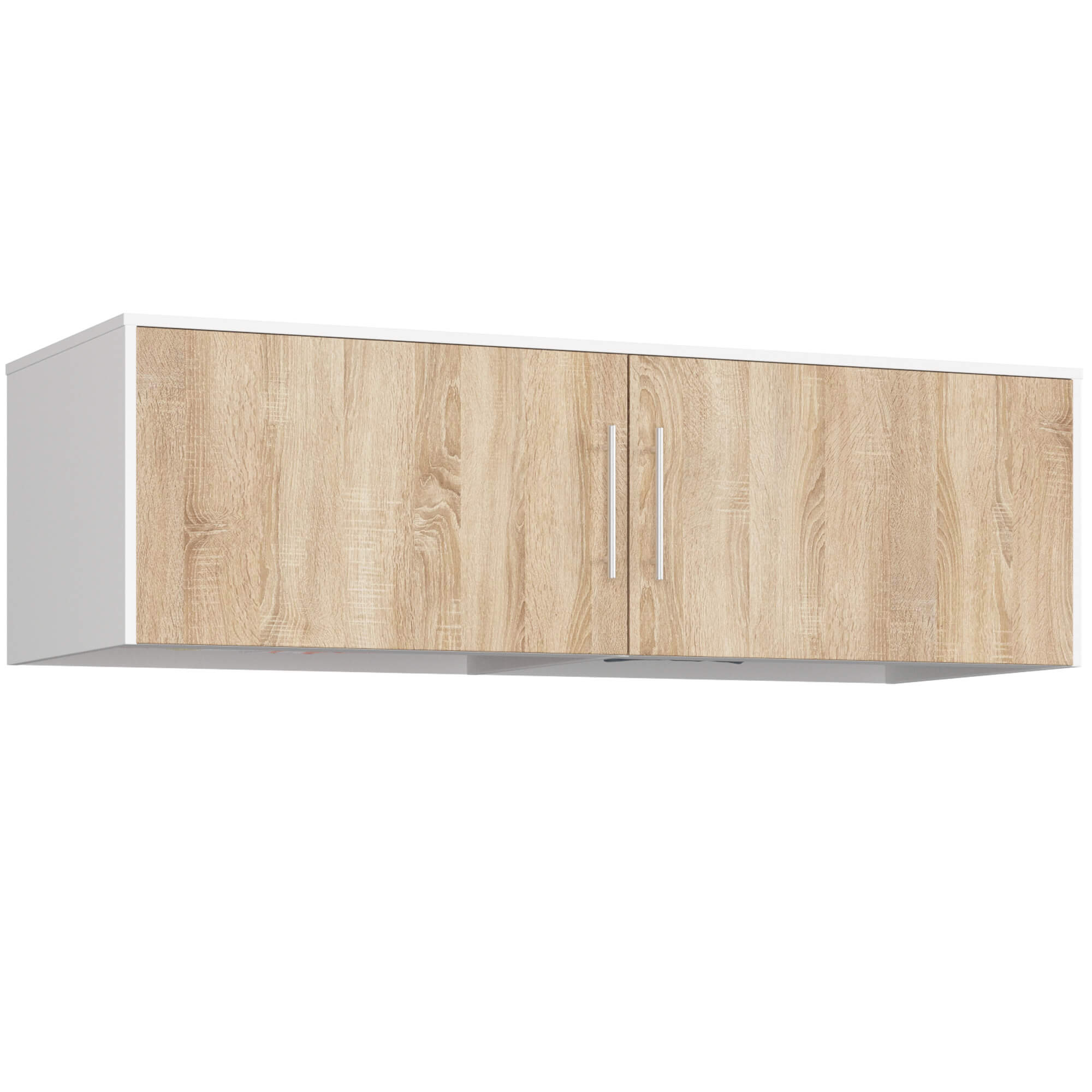 Nástavba na skříň S150 bílá/dub sonoma