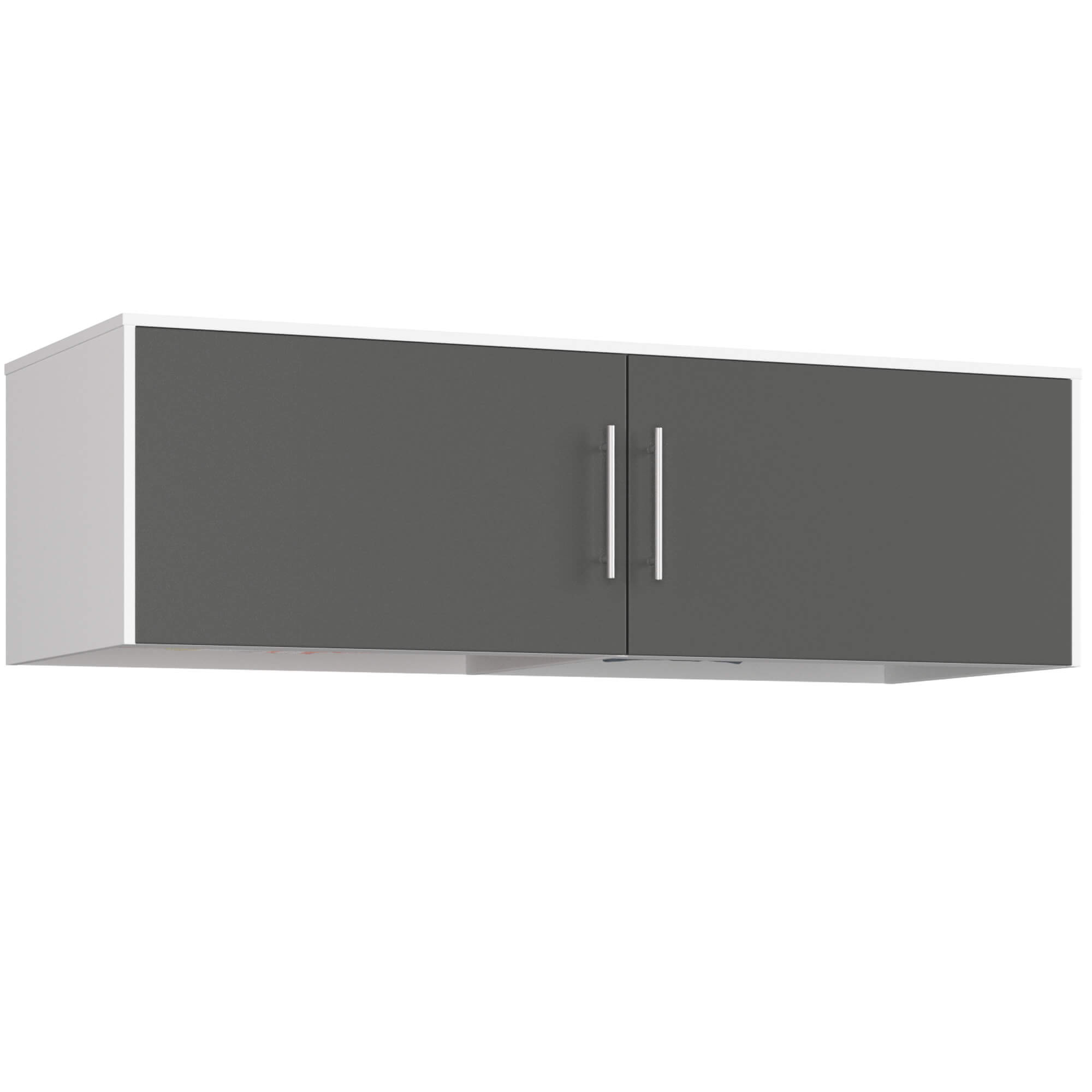 Nástavba na skříň S150 bílá/grafitová šedá