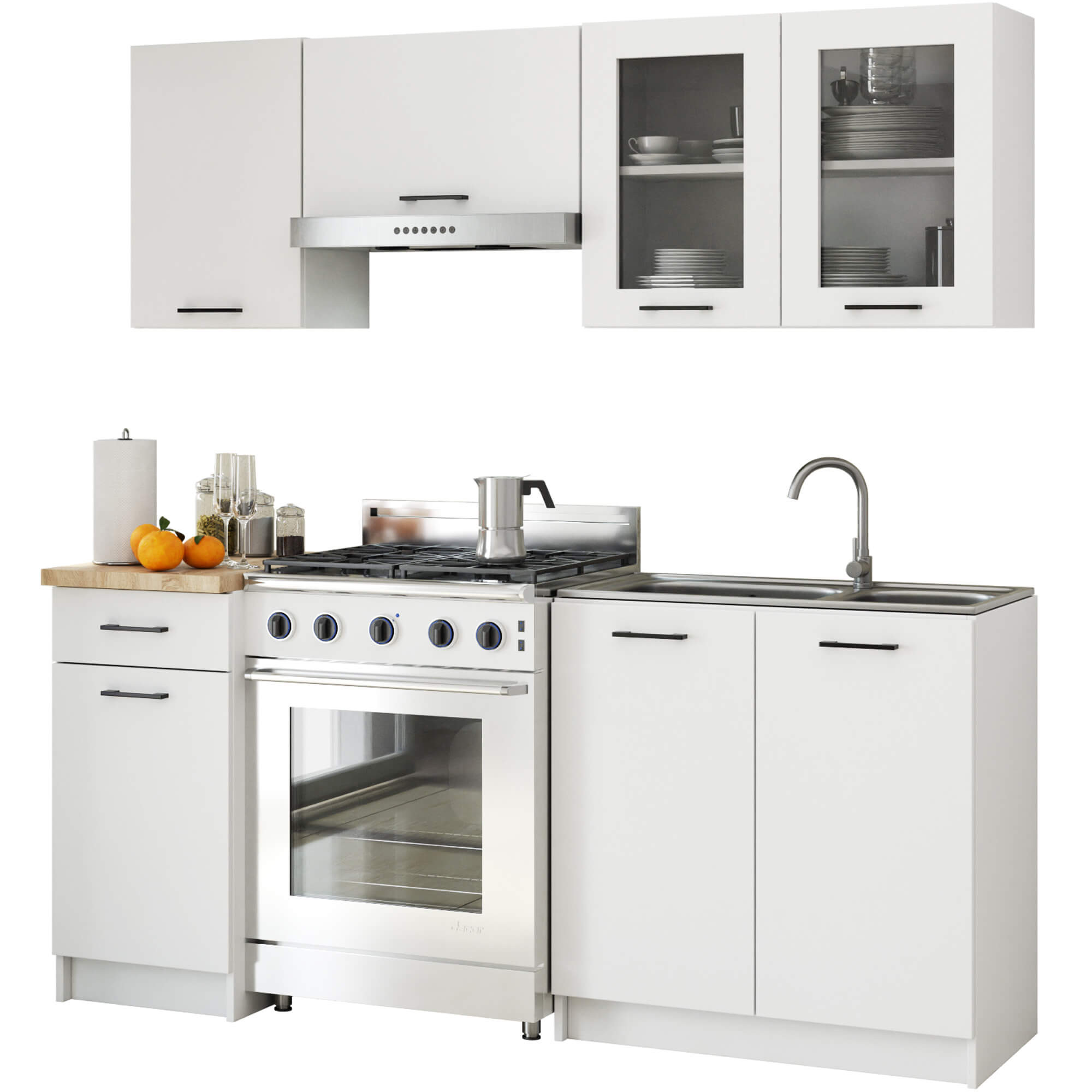 Kuchyňská sestava OLIWIA 1.8m Bílá