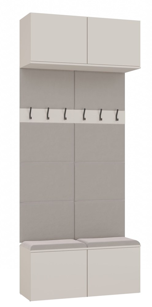 Předsíňová sestava dvojitý věšák HAGA II 2W Kaszmir Béžová