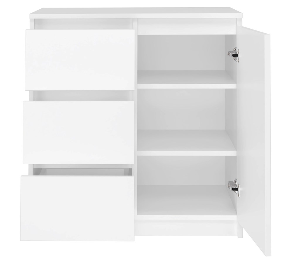 Komoda COSTA 1D3S/2D3S Bílá