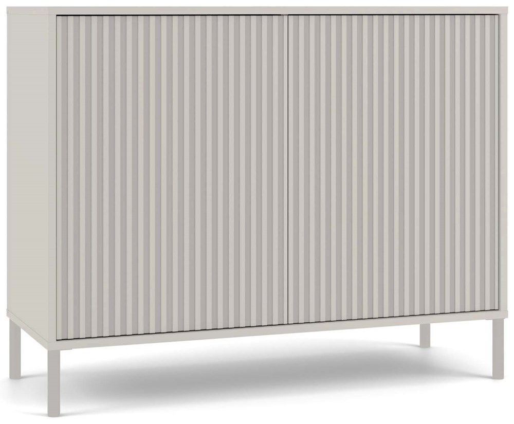 Komoda KAMARO 2D SLIM Kaszmir přední rýhované čelo