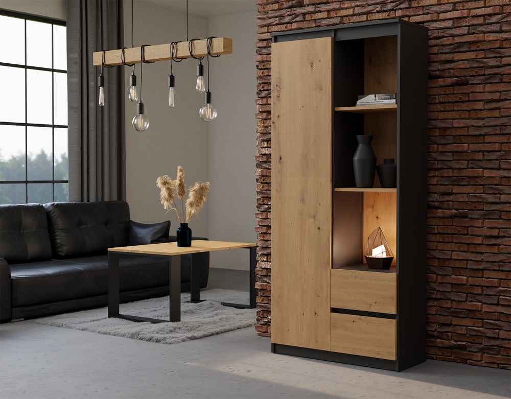 Regál Bily RS-80 Antracyt Artisan