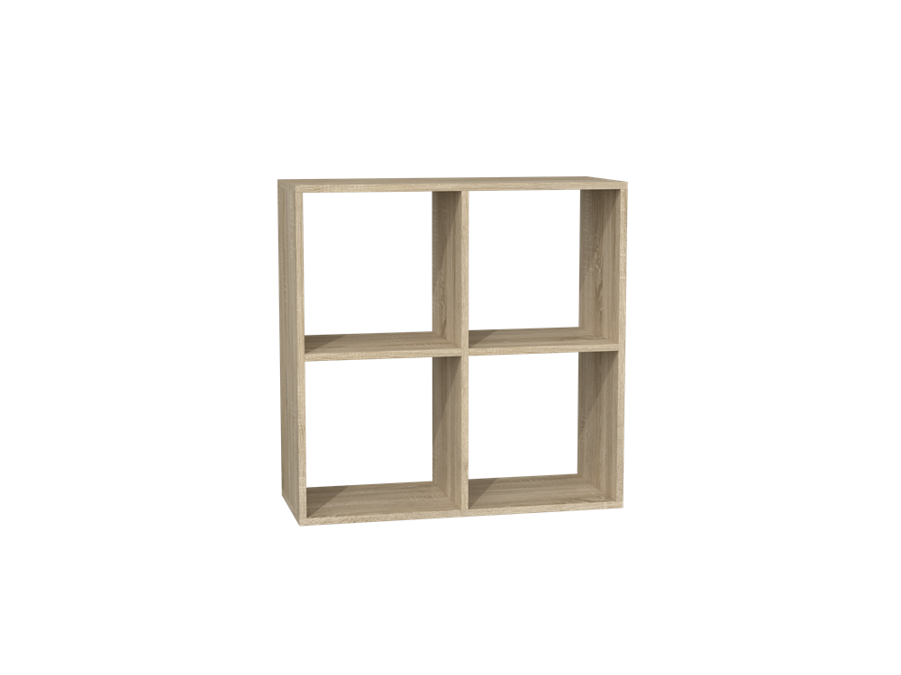 Regál Malax 2x2 Sonoma