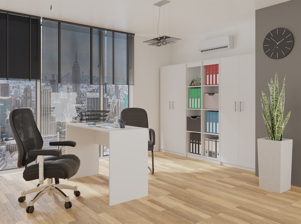 Regál Oliv 2D bílá