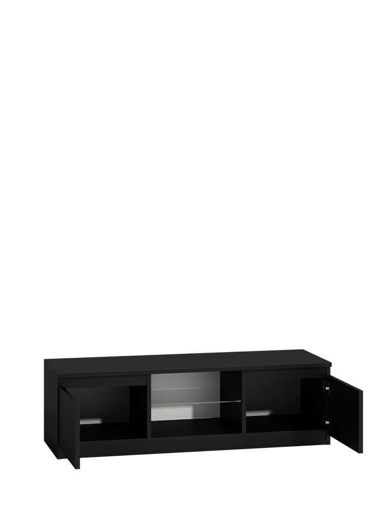 TV stolek Malwa 120 černý lesk