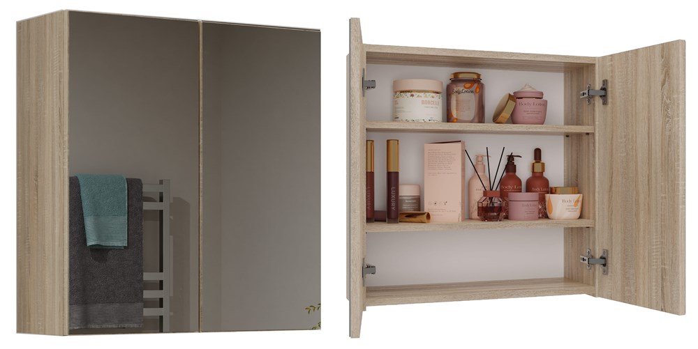 Koupelnová skříňka Pola 2DL Sonoma