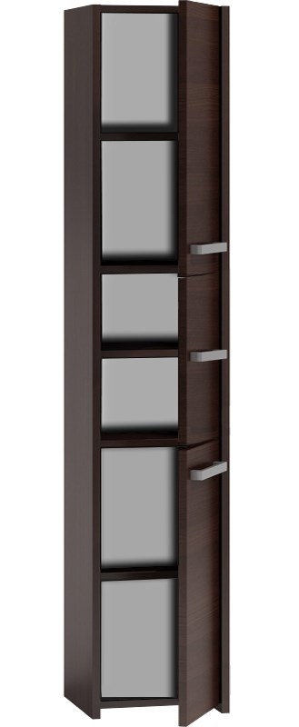 Koupelnová skříňka Sara S43 Wenge Hnědá
