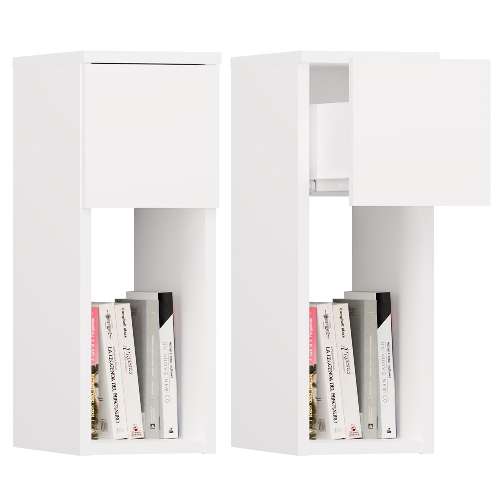 Noční stolek Galax 20 1S bílá