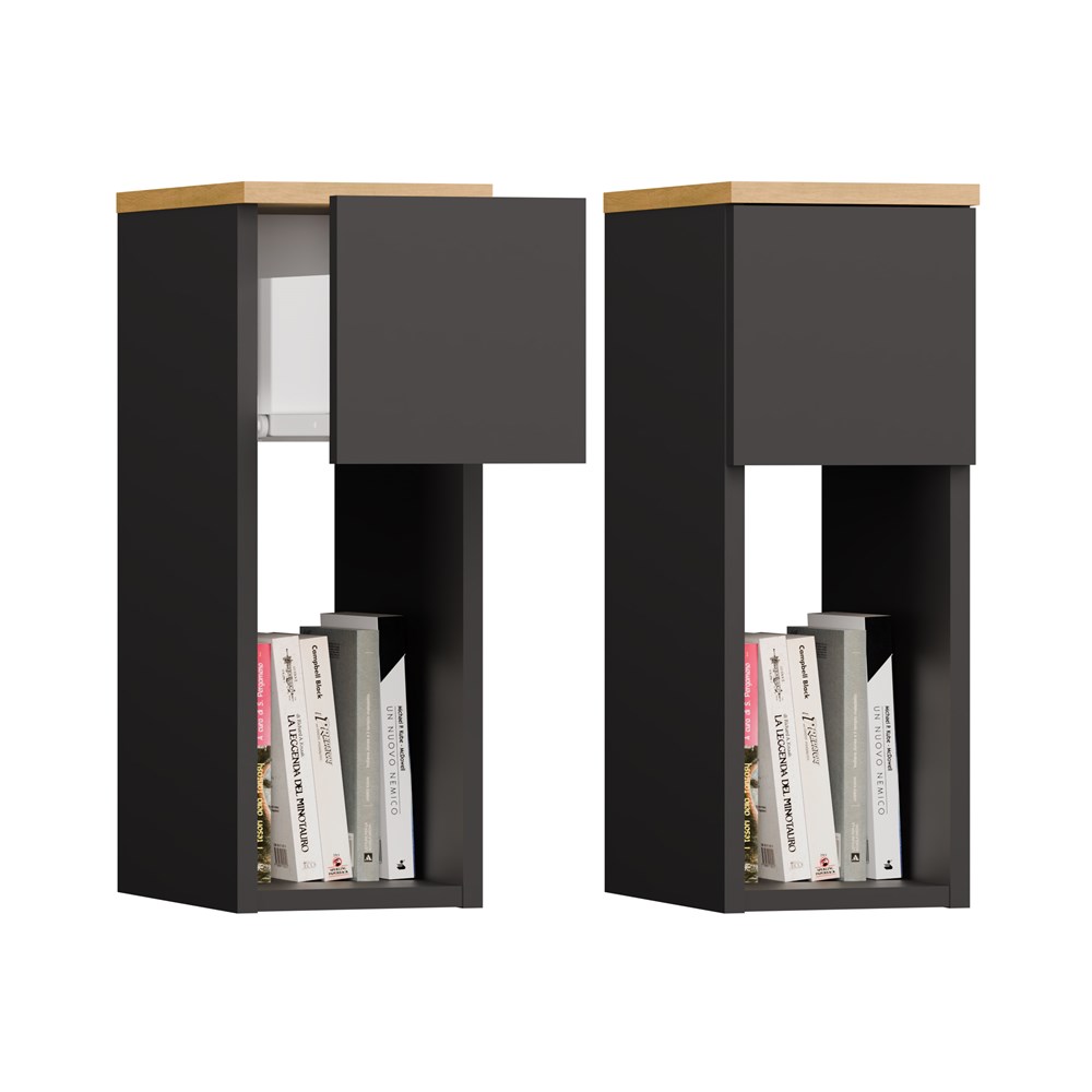 Noční stolek Galax 20/1S Antrayct Artisan