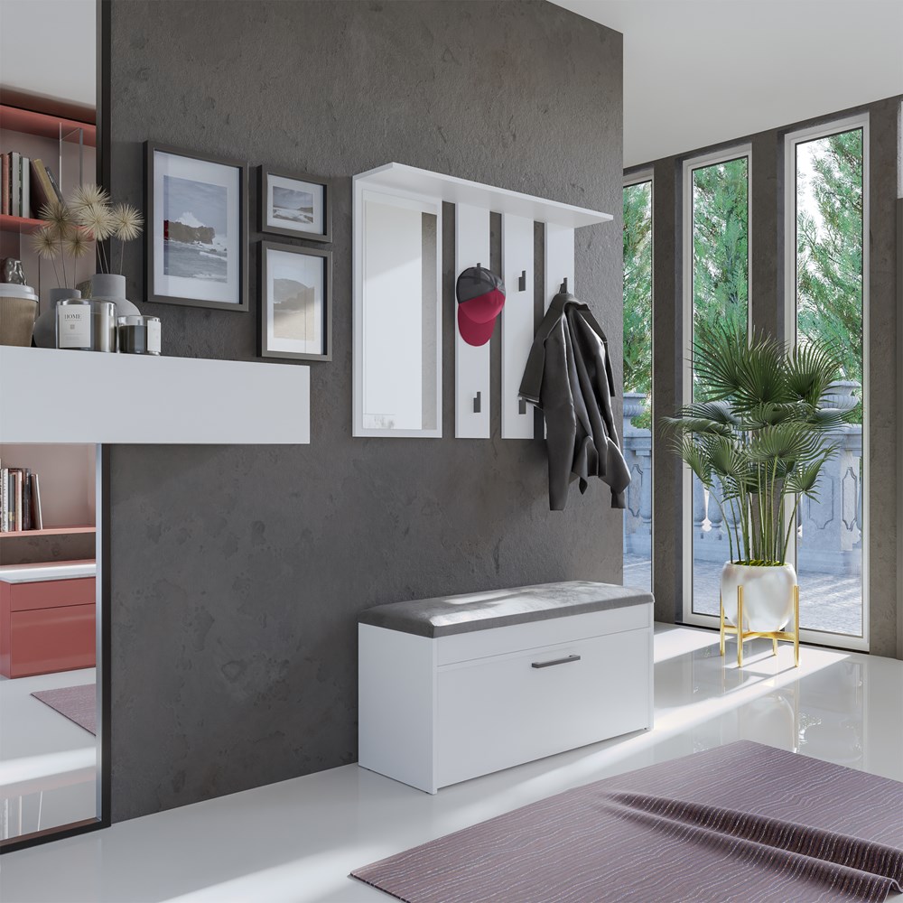 Věšák Parma PARMA Bílý