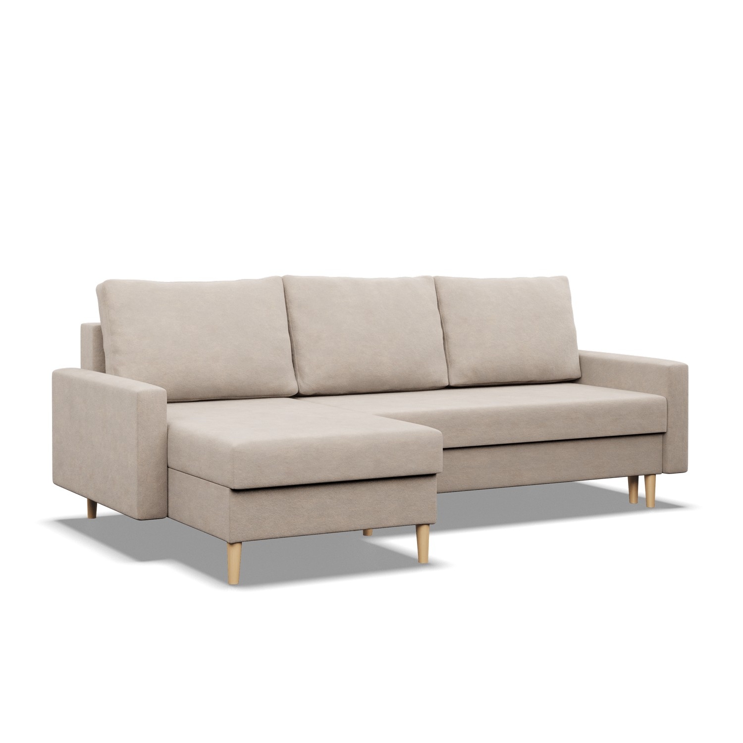 Rohová rozkládací sedací souprava Blank LL