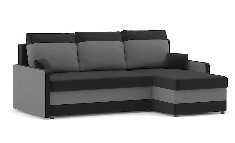 Rohová rozkládací sedací souprava Milton - model 2