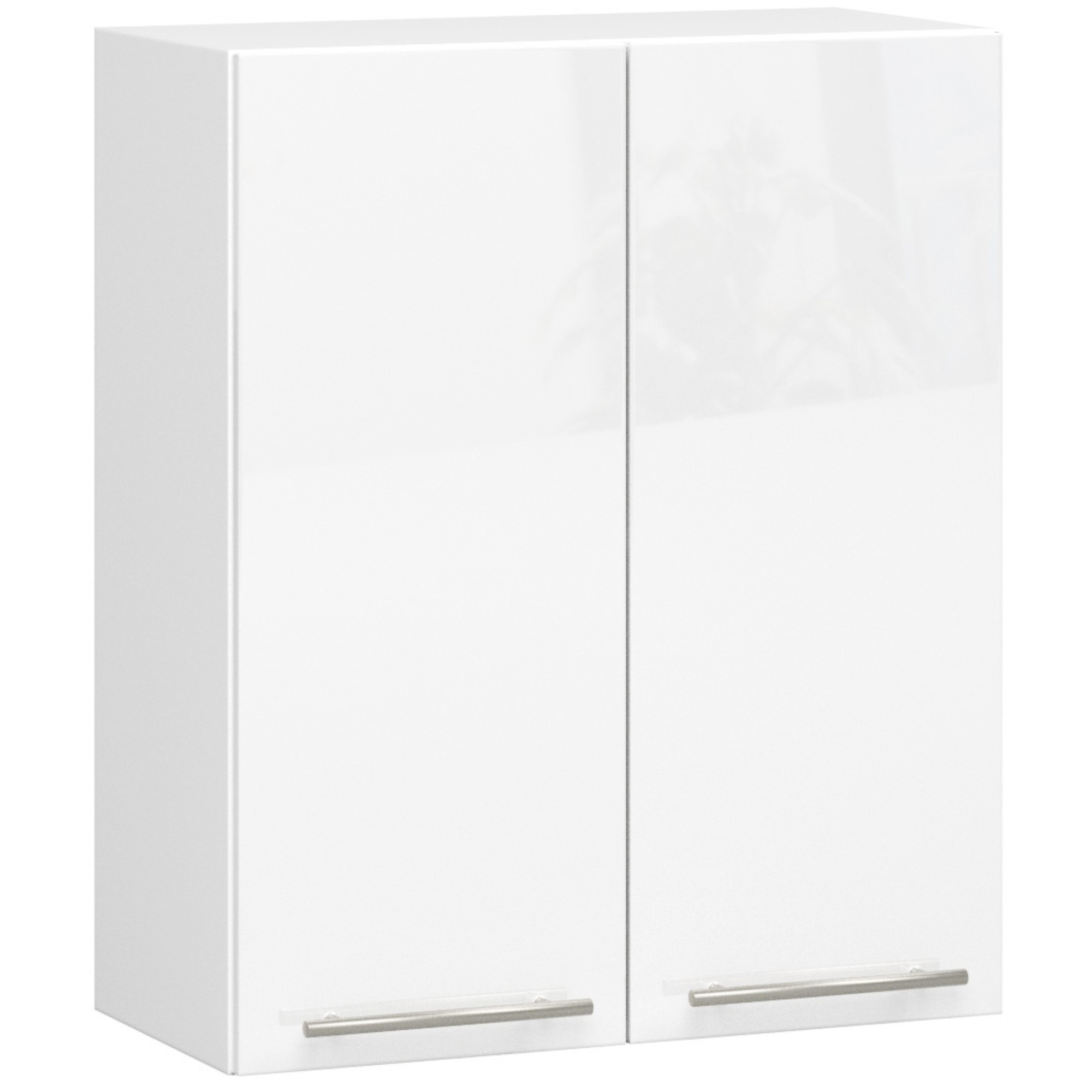 Závěsná kuchyňská skříňka Olivia W60 bílá/bílý lesk