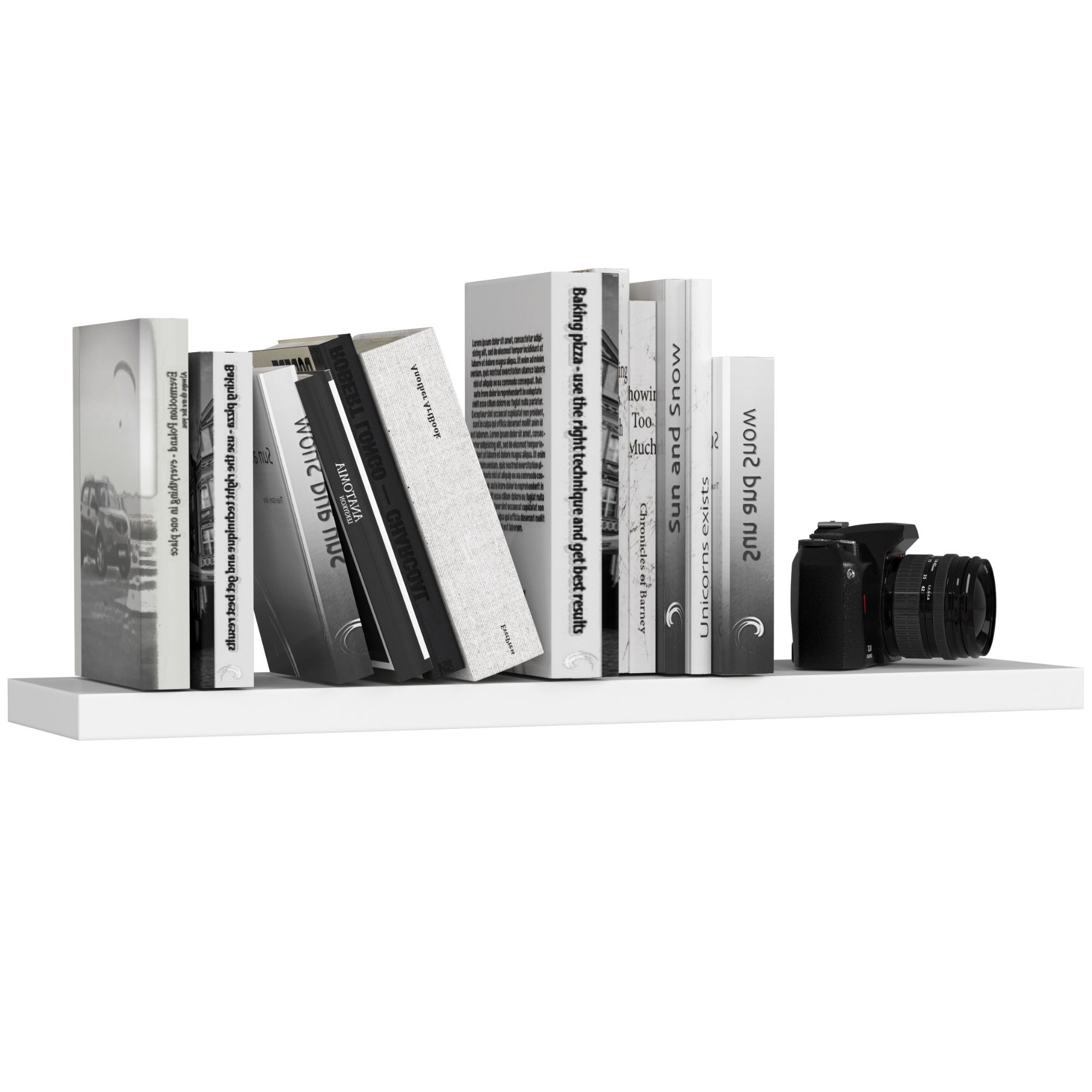 Polička PS-4 80 cm - bílá