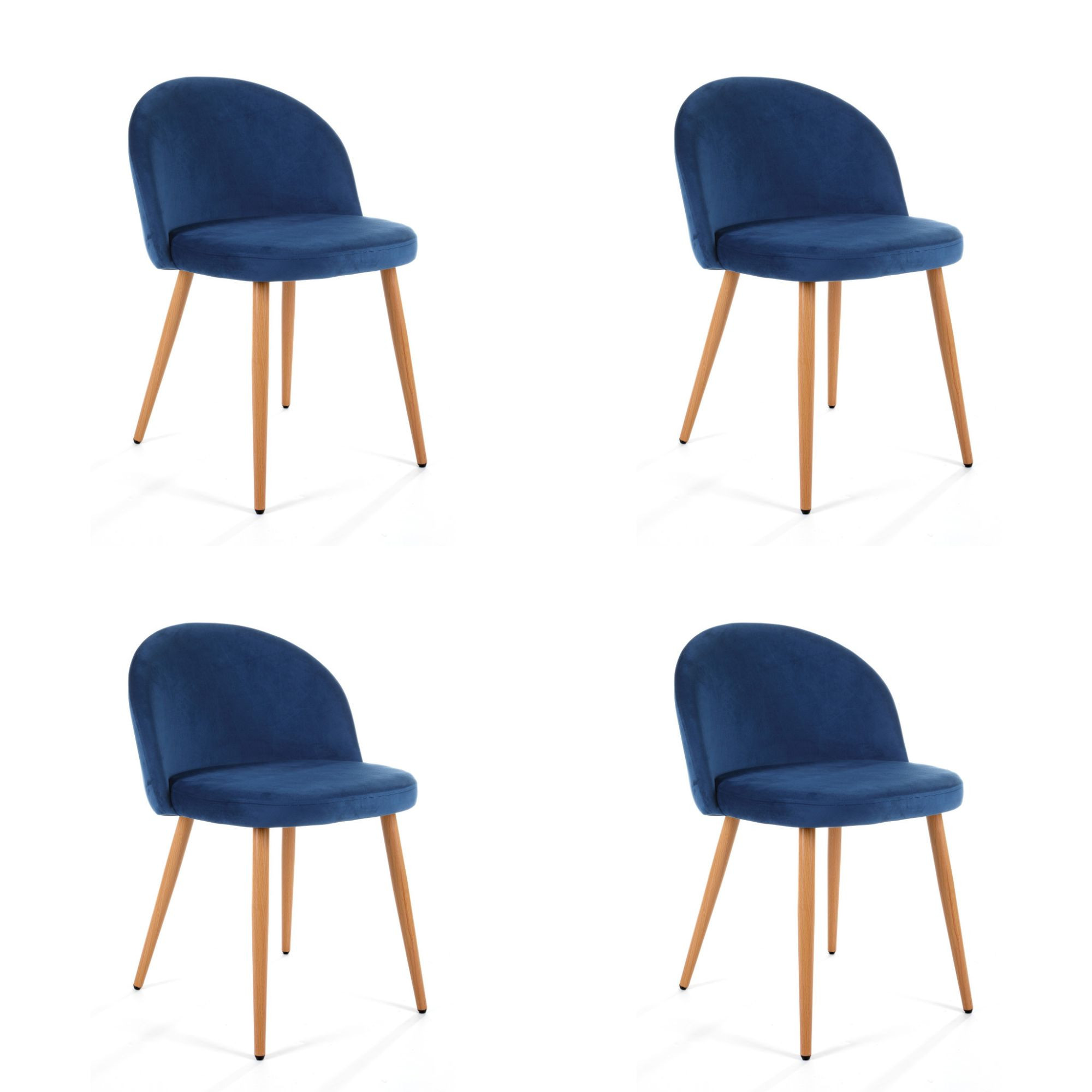 Křeslo SJ.075 modrá 4ks