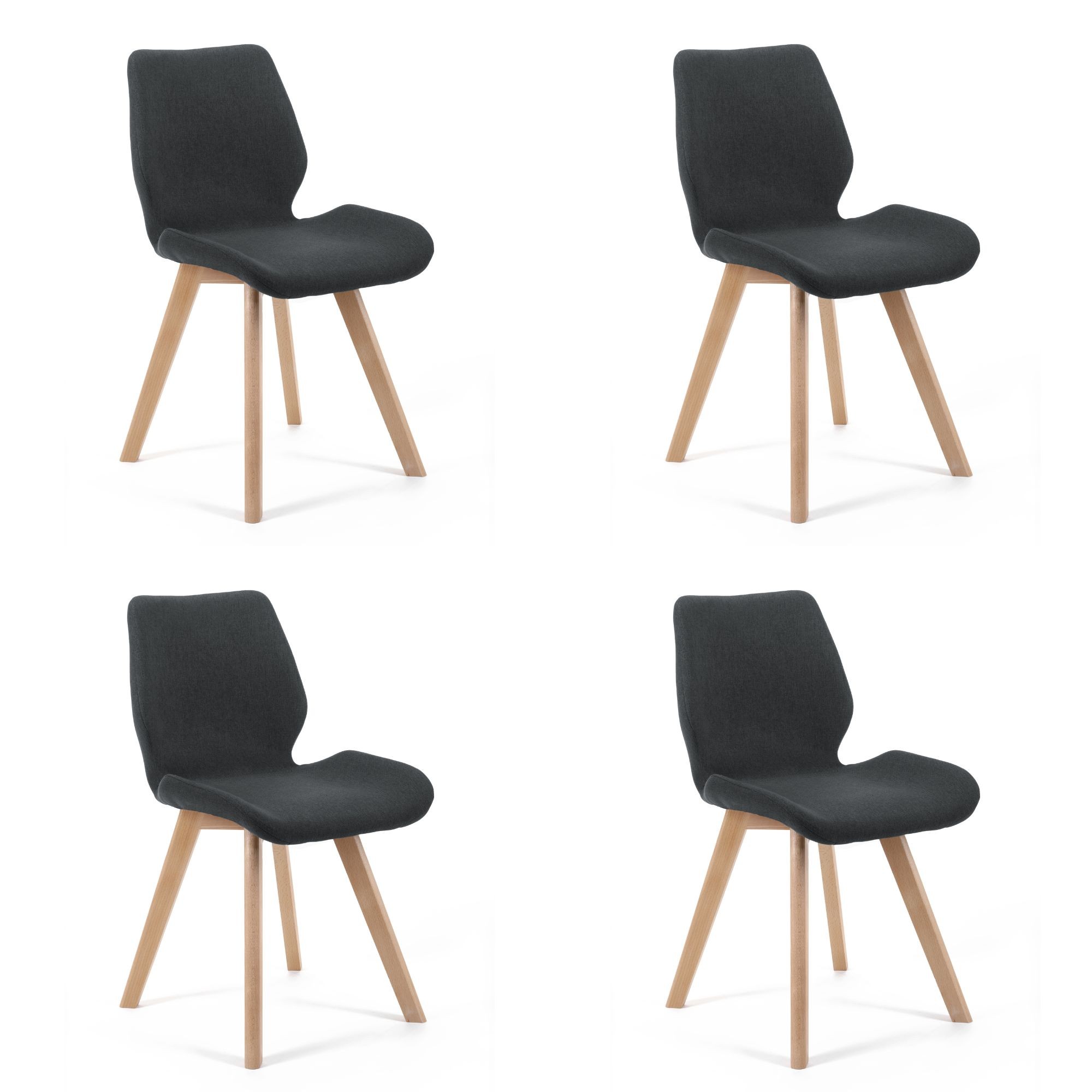 Křeslo SJ.0159 černá 4ks